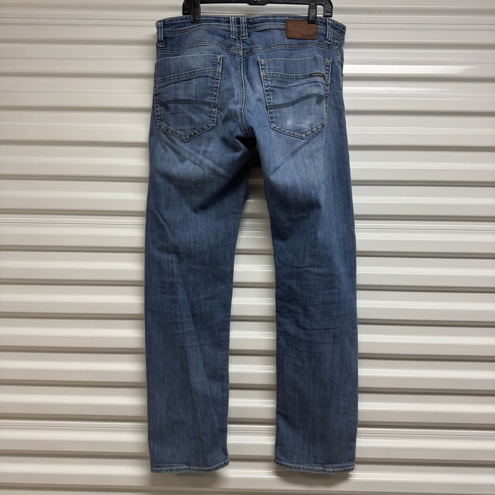 Mavi Jeans Men's 34x34 Blue Medium Wash Straight Slim Denim Classic Fit - Picture 6 of 13
